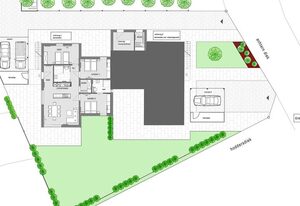 Ferienwohnung 1 (barrierefrei), Hoddersdiek 1 – Fewo 1, Dusche, WC, 3 Schlafräume, barrierefrei