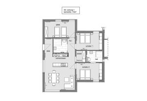 Ferienwohnung 1 (barrierefrei), Hoddersdiek 1 – Fewo 1, Dusche, WC, 3 Schlafräume, barrierefrei