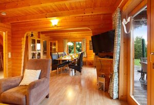 Holzhaus Zum Radekopf mit Whirlpool