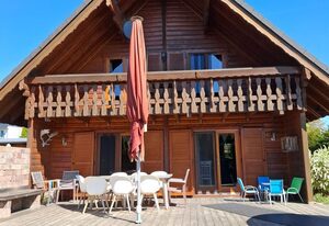 Holzhaus Zum Radekopf mit Whirlpool