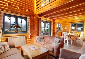 Holzhaus Mühlenblick mit Whirlpool