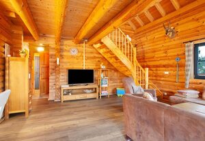 Holzhaus Mühlenblick mit Whirlpool