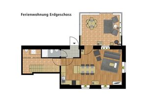 LokoMotel-Wohnung, Luxus Ferienwohnung im Lokschuppen