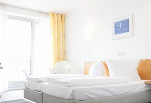 Hotel Ambiente – Doppelzimmer zur Einzelnutzung, Dusche/WC