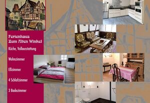 Ferienhaus Zum alten Winkel – Ferienhaus, Dusche, WC, 4 oder mehr Schlafräume