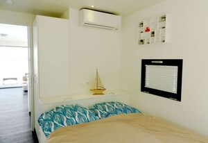 Floating 44 in Xanten - Boot 1 – FLOATING 44 – komfortable Hausboote bei Xanten mit tollem Seeblick