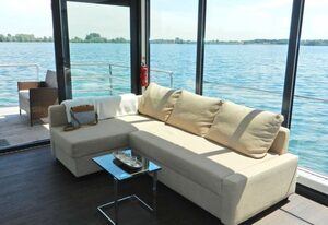 Floating 44 in Xanten - Boot 1 – FLOATING 44 – komfortable Hausboote bei Xanten mit tollem Seeblick