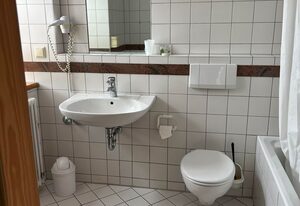 Hotel Restaurant Lavelle – Einzelzimmer mit Dusche