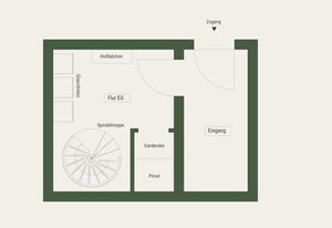 Ferienhaus am Dorfbrunnen – 4 Bett Ferienhaus, Bad, Sauna