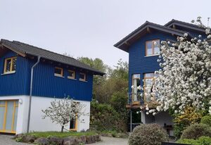 Ferienhaus  Blaue Pause – Studio, Wohn/Schlafr, DU/WC, Terrasse
