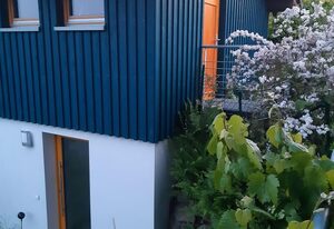 Ferienhaus  Blaue Pause – Studio, Wohn/Schlafr, DU/WC, Terrasse