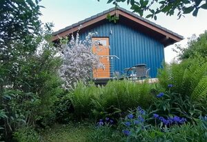 Ferienhaus  Blaue Pause – Studio, Wohn/Schlafr, DU/WC, Terrasse