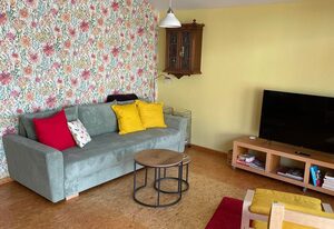 Das Blaue Haus - Vom Heustall zur Ferienwohnung – Ferienhaus, Dusche und Bad, WC, 2 Schlafräume