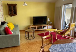 Das Blaue Haus - Vom Heustall zur Ferienwohnung – Ferienhaus, Dusche und Bad, WC, 2 Schlafräume