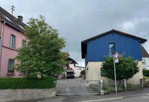 Das Blaue Haus - Vom Heustall zur Ferienwohnung – Ferienhaus, Dusche und Bad, WC, 2 Schlafräume