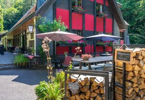 Schmausemühle – DZ -kleine Kornkammer,  Dusche/WC