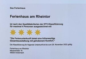 Ferienhaus**** am Rheintor
