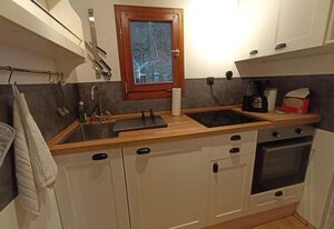 Ferienhaus Waldhäuschen – Ferienhaus, Dusche, WC, 1 Schlafraum