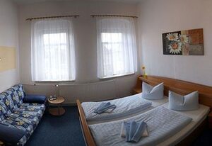 Pension & Gasthof Erbgericht – Doppelzimmer, Dusche, WC