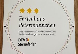 Ferienhaus Petermännchen – 2 Schlafzi-Fehaus, Du, WC, Parkplatz