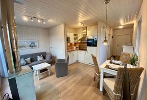 2 Zi Ferienhaus Skipper Hus, Infrarotsauna, Strandnähe