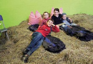 Übernachten im Heu – Schlafsilo,schlafen im Heu, max. 5 Personen