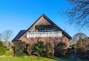 Schuppe: herzliches Gästehaus in Tarp – Apartment III mit Miniküche und Balkon
