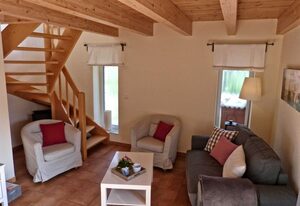 Beeck: tolle FeWo mit Terrasse und Strandkorb