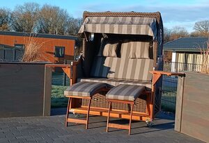 Chalet Black Pearl Ostsee nah Lübecker Bucht / Hund / Zaun / umzäunt