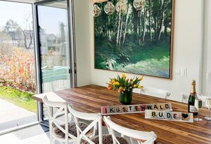 Küstenwaldbude luv – Großes Luxus-Neubau-Ferienhaus in Pelzerhaken/Ostsee mit Sauna für 10 Gäste &Hund