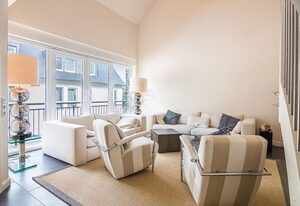Sandperle Gorch Fock – Stillvolles Maisonette-Apartment mit toller Dachterrasse und Leuchtturmblick