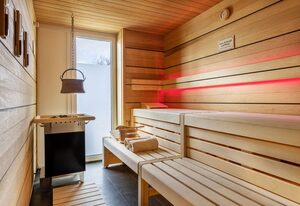 Apartmentanlage Meerblickvilla – Penthouse für 6 Pers. auf 2 Etagen mit Meerblick, 2 Bädern & Saisonstrandkorb