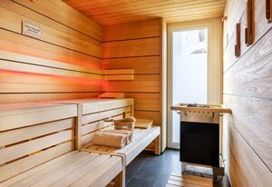 Apartmentanlage Meerblickvilla – Penthouse für 6 Pers. auf 2 Etagen mit Meerblick, 2 Bädern & Saisonstrandkorb