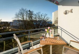 Apartment Ankerplatz 57, Haus Wiesbaden – App. 57, 3. Stock, 50m², 2 Pers., Loggia