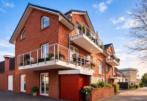 54° Nord – Moderne Ferienwohnung mit Balkon und Kamin für 6 Personen in Strandnähe