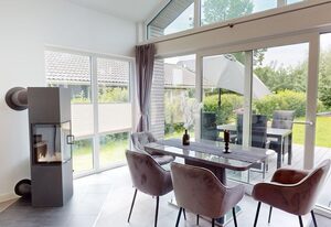 Strandpark Lensterstrand Grömitz – Neu gebautes Ferienhaus mit Sauna und Kamin nur 250 m vom Sandstrand