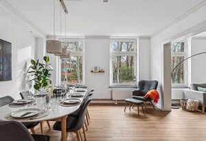 Gruppenurlaub mit Sauna inmitten der Plöner Seen – FeWo Bahnhofstraße 7