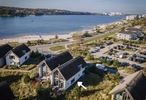 Portobello – Luxus Ferienhaus für 6 Gäste u. Hund mit Sauna &Terrasse  -strandnah & Meerblick
