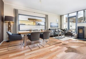 Portobello – Luxus Ferienhaus für 6 Gäste u. Hund mit Sauna &Terrasse  -strandnah & Meerblick