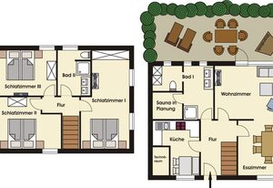 Ferienhaus "Käptn's Hus" (120 qm) | Weidenweg 1 | APPARTO Grömitz
