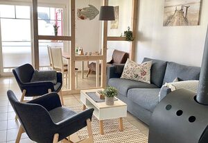 Hygge - skandinavisch mit Kamin und Sauna