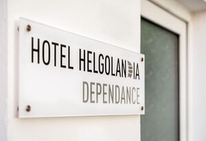 Helgolandia Dependance – Doppelzimmer Kompakt zur Inselseite