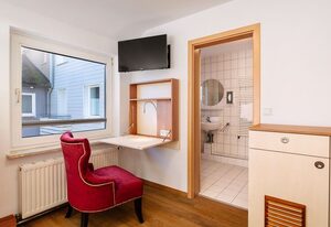 Helgolandia Dependance – Doppelzimmer Kompakt zur Inselseite