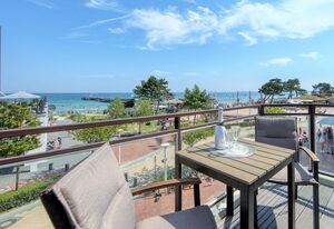Strandhaus Meetz – Ostseeblick 4Zi. 85qm Meerblick, 2xBalkon, 2+3.OG o.Fahrst.