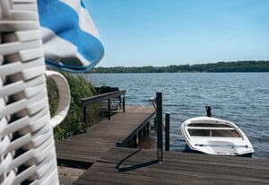 Zur schönen Aussicht, Ferienhaus – Ferienhaus, EG u. DG, 1 Schlafzimmer, Seeblick