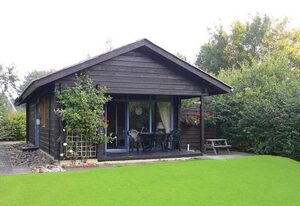Blockhaus mit Glasfaser W-LAN in strandnähe