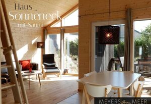 Schwarzes Holzferienhaus an der Ostsee SONNENECK - Sauna