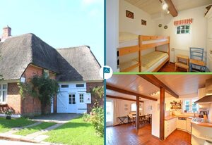 Kapitän Hansen Haus- Erdgeschoss – Ferien in dem Künstlerdorf Oldsum