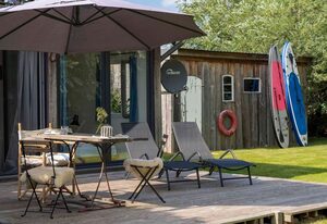 Pommernhaus Bay Cabin, Kamin, SUP's – großer umzäunter Garten