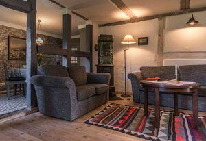 Pommernhaus Historisches Colonistenhaus Sauna Kamin Boot – Romantisch Übernachten mit offenem Kamin